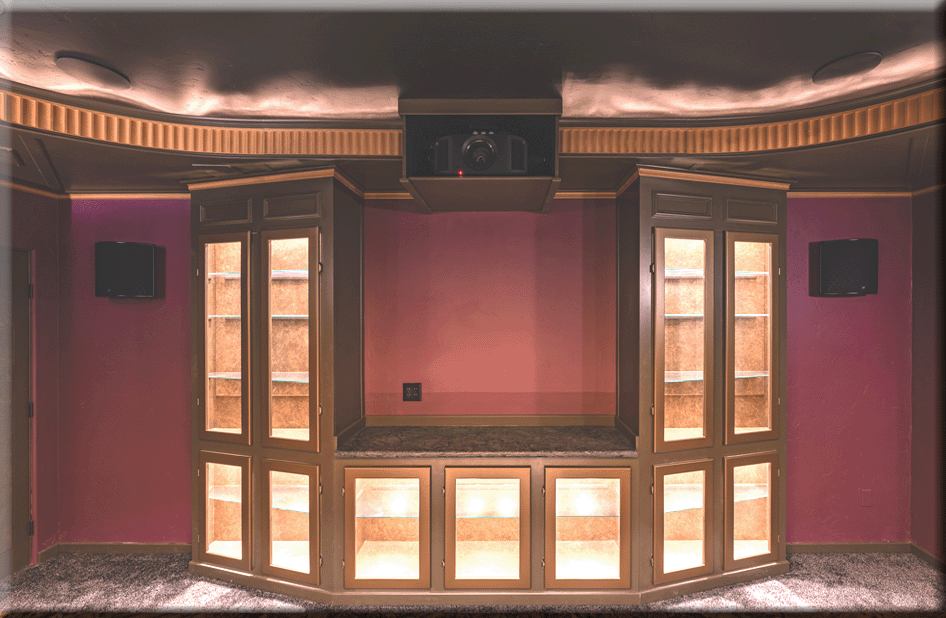 picture of Newcastle Home Theater Display Case