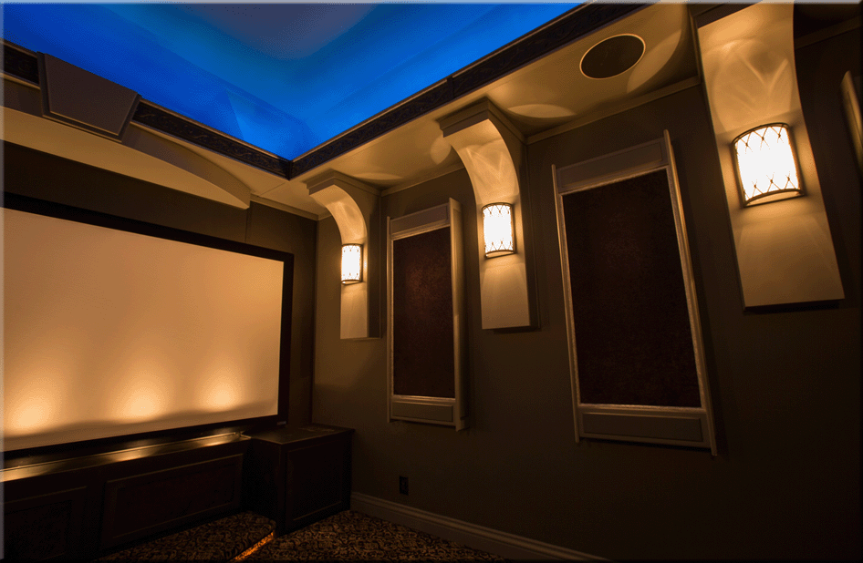 picture of Roseville Home Theater Back Wall
