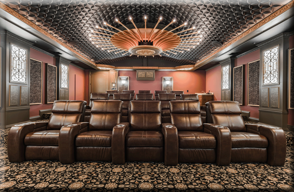 picture of Yuba City Home Theater Back Wall